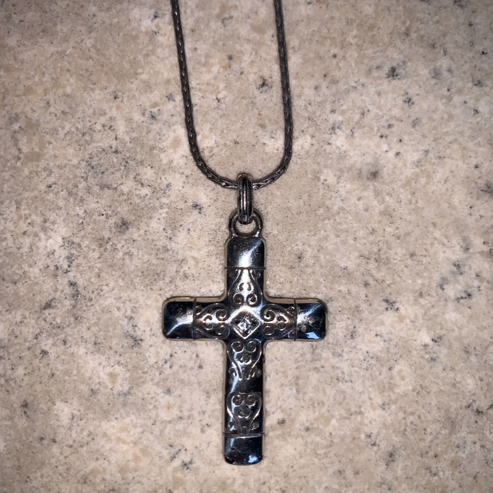 Brighton Reversible cross necklace
